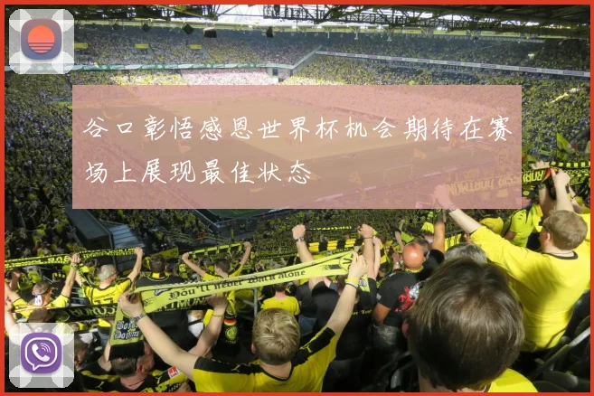 谷口彰悟感恩世界杯机会期待在赛场上展现最佳状态